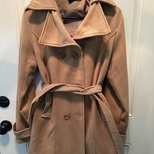 Old Navy Women's Camel Pea Coat